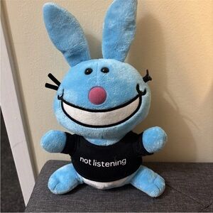 It’s Happy Bunny plush Rare Y2K Jim Benton I Love L.A. 90’s 2000